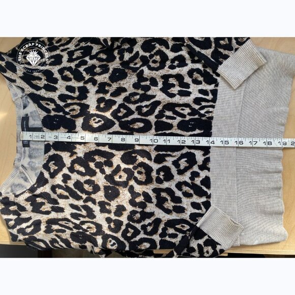 INC International Concepts Leopard Print Lightweight Sweater, Size Small - Picture 7 of 9